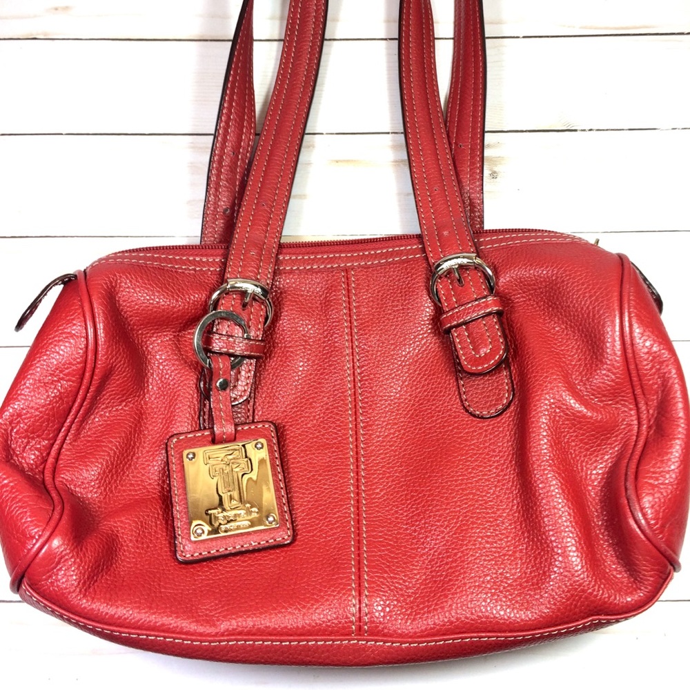 SOLD Tignanello Womens Red Leather purse